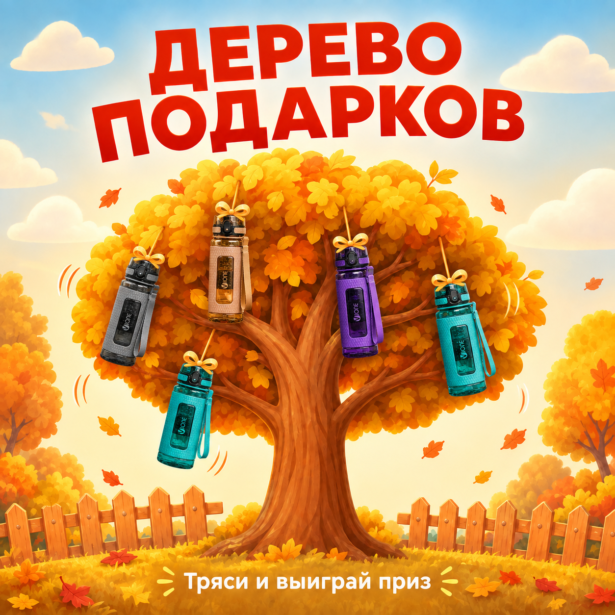 «Дерево подарков» — игра в комментариях в ВК, 3 тысячи комментариев для «Лёгкая забота о здоровье - сообщество Vione»